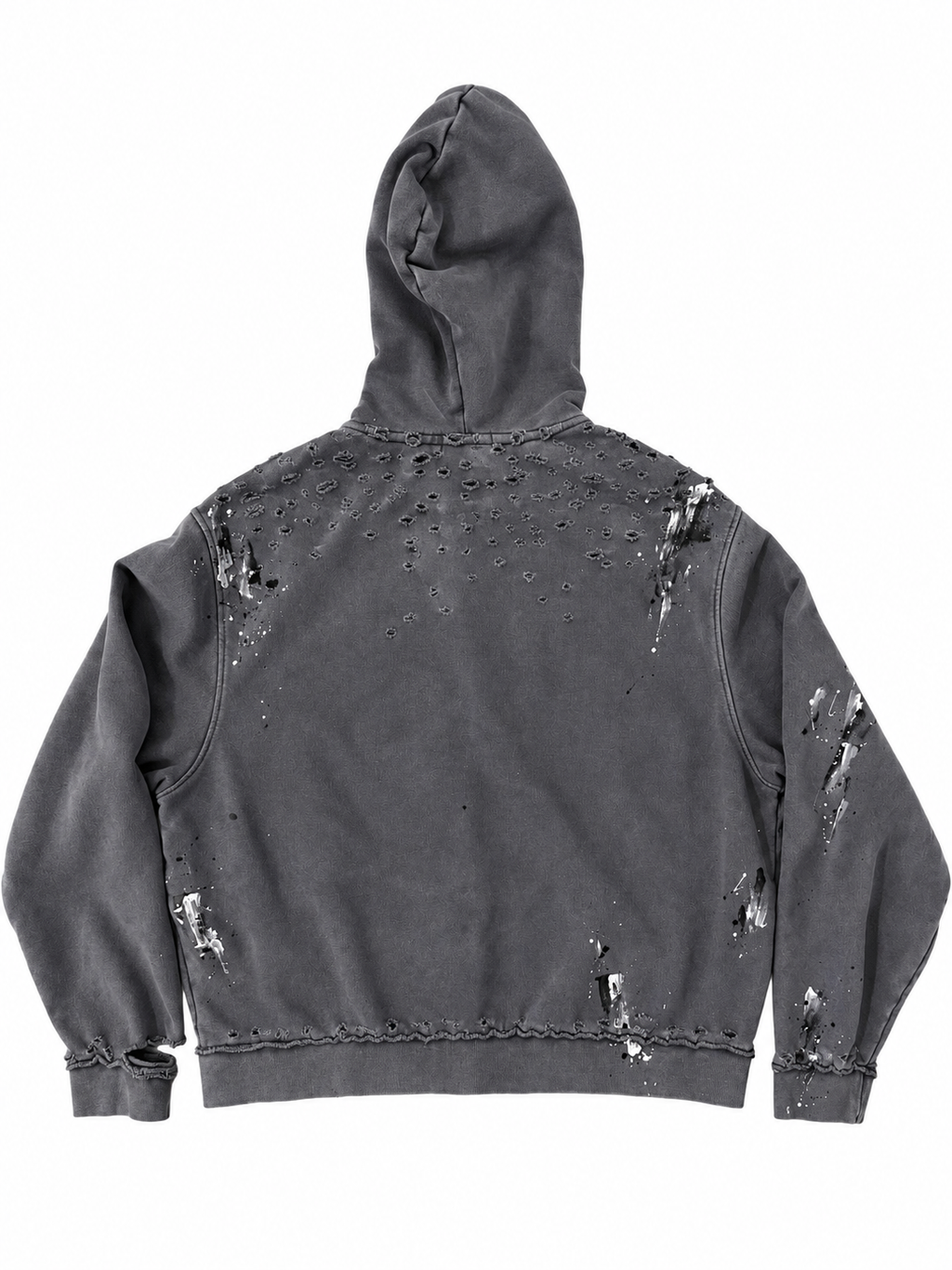 DESTROY LAB WRECKED ZIP HOODIE ( size L )