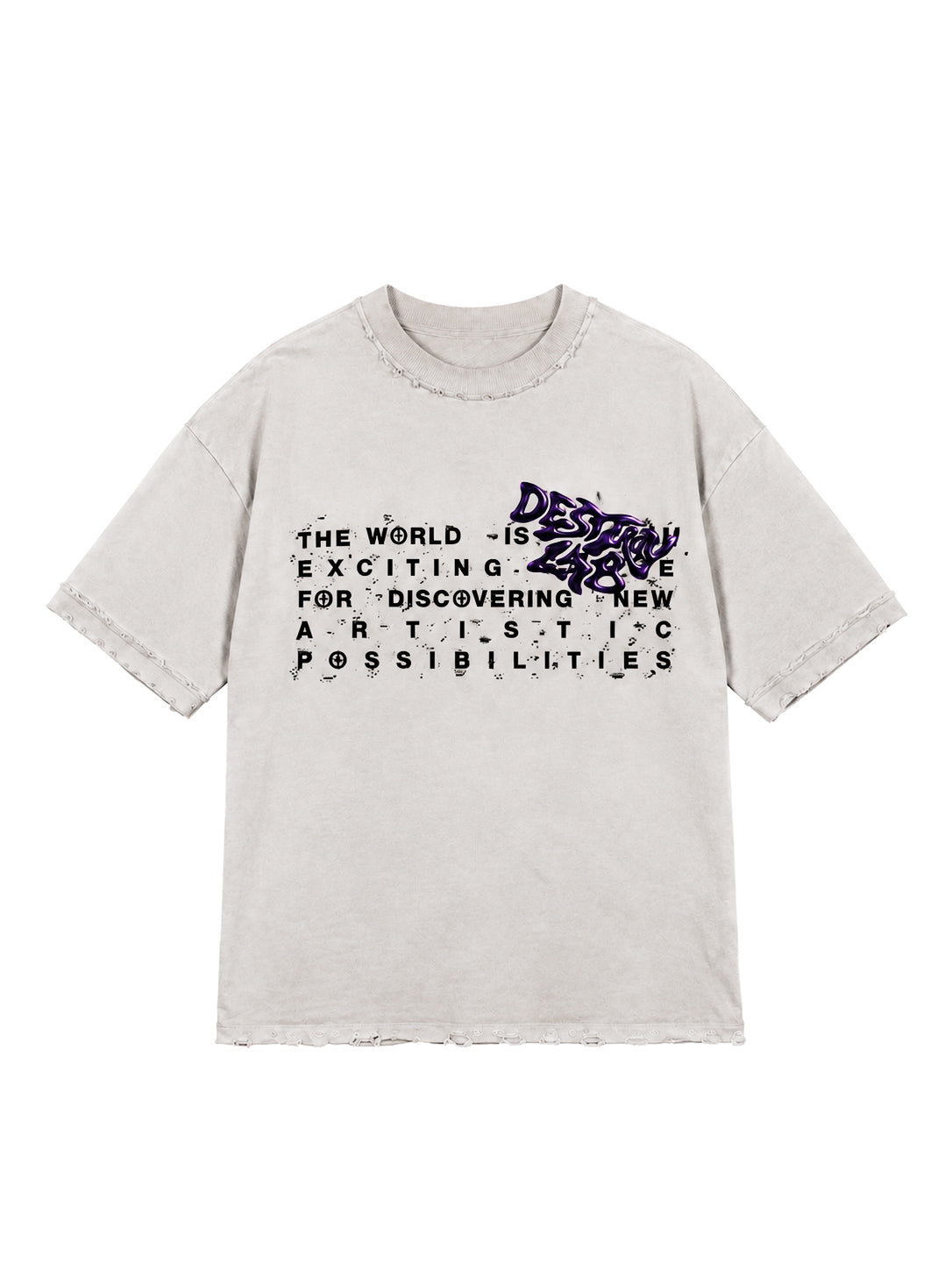 THE WORLD IS DESTROY LAB       ( size M-L )
